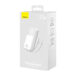 Зовнішній акумулятор Baseus Power Bank Comet Series Dual-Cable 20000mAh 22.5W (PPMD020102) - мініатюра 6