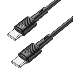 Кабель Hoco X83 Type-C to Type-C Victory 60W charging data cable Black