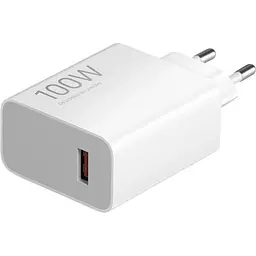 Мережевий зарядний пристрій Xiaomi Charging Combo 100 Вт + кабель USB-A — USB-C білий (BHR095VEU) [175417] - мініатюра 4