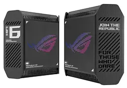 MESH-система ASUS mesh ROG Rapture GT6 AX10000 2Pcs Black 802.11ax (90IG07F0-MU9A20) - мініатюра 3