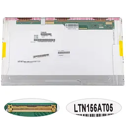 Матриця 15.6" LTN156AT05 (1366 * 768 40pin LED NORMAL матова роз'єм зліва внизу) для ноутбука (renew)