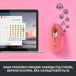 Миша Logitech POP Mouse Bluetooth Heartbreaker Rose (910-006548) [69017] - мініатюра 8