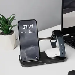 Бездротовий ЗП Proove Magnetic Field Pro 3 in 1 Qi2 black - мініатюра 6