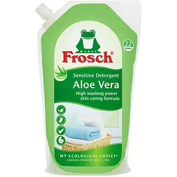 Рідкий пральний засіб Frosch Sensetive Алое Вера 1500 мл