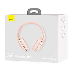 Навушники Baseus Encok Wireless headphone D02 Pro рожеві NGTD010304 - мініатюра 6