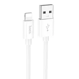 Дата кабель Hoco X 87 Magic silicone USB to Lightning (1 m) White