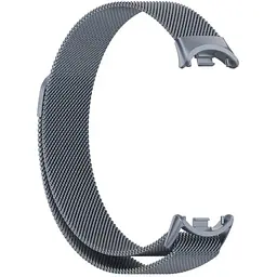 Ремінець DK CDK для Xiaomi Mi Smart Band 10 Metal Milanese Loop Magnetic (015814) (grey) - мініатюра 2
