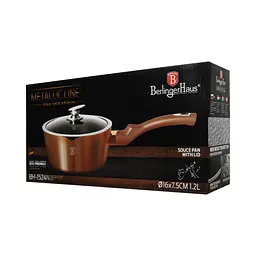 Ківш із кришкою Berlinger Haus Rose Gold Edition, 1,2 л (BH 1524N) - мініатюра 2