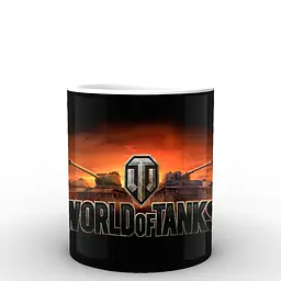 Кухоль GeekLand World of Tanks лого WT.02.024 330 мл білий - мініатюра 3