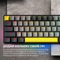 Клавіатура GamePro Asgard Fenrir MK130G Pro [144505] - мініатюра 13