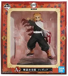 Фігурка Bandai Клинок розсікаючий демонам Кедзюро Ренгоку Demon Slayer Kyojuro Rengoku 19 см WST DS KR - мініатюра 3