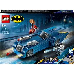 Конструктор LEGO DC Batman™ Бэтмен на бэтмобиле против Харли Квинн и Мистера Фриза 435 деталей (76274)