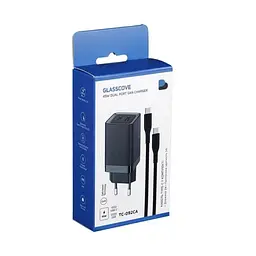 ЗП Glasscove 45W GaN TYPE-C + USB (TC-090CA) - мініатюра 6