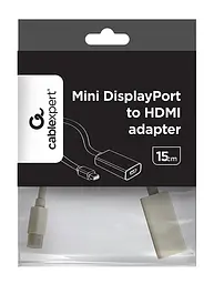 Адаптер-перетворювач Cablexpert A-mDPM-HDMIF-02-W - мініатюра 4