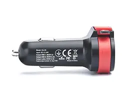 Автомобільний зарядний пристрій REAL-EL CA-35 + кабель microUSB Black (EL123160012) - мініатюра 5
