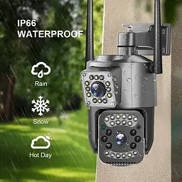 Вулична камера із двома лінзами SC03 V380pro ART 8761 підтримка 4G - мініатюра 5