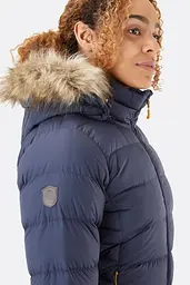 Пуховик жіночий Rab Deep Cover Parka QDB-33 14 Темно-синій - мініатюра 3