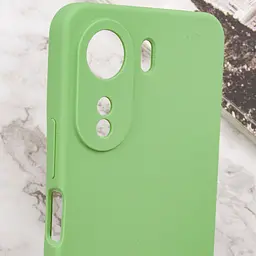 Чохол Silicone Cover Lakshmi Full Camera (AAA) для Xiaomi Redmi 13C / Poco C65 М'ятний / Mint - мініатюра 6