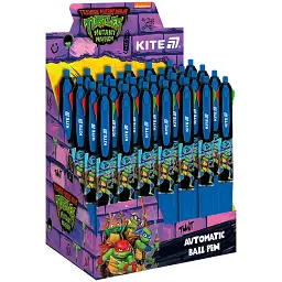 Ручка кулькова автоматична Kite Hot Wheels 4 кольори 28 шт. (NT25-067) - мініатюра 2
