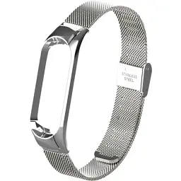 Ремінець до фітнес браслета BeCover Metal для Xiaomi Mi Smart Band 5 Silver (705147)