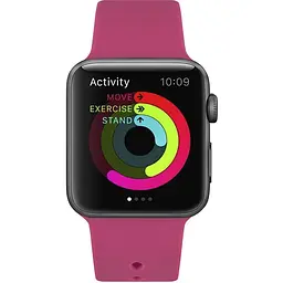 Ремінець Uwatch Silicone Strap for Apple Watch 38/40 mm Bobbi Powder - мініатюра 2