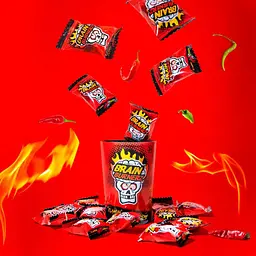 Льодяники Brain Blasterz Brain Burnerz Tub 48 г - мініатюра 2