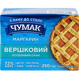 Чумак Маргарин Вершковий особливий 72% 250 г
