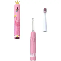 Електрична дитяча зубна щітка Vega Kids VK-500P звукова рожева - мініатюра 3