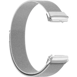 Ремінець DK для Xiaomi Redmi Watch 3 Active / 3 Lite Metal Milanese Loop Magnetic (silver) - мініатюра 2
