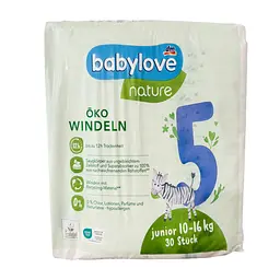 Підгузки Babylove Nature 5 Junior (10-16 кг), 30 шт