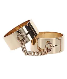 Наручники металеві Taboom Slave Wrist Cuffs, золотий