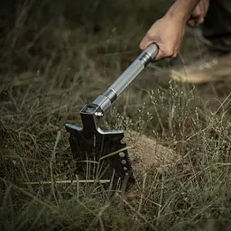 Лопата Naturehike Multifunctional outdoor shovel NH20GJ002, сріблястий - мініатюра 8