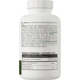 Екстракт кореня берберину OstroVit Berberine 90 таблеток - мініатюра 3