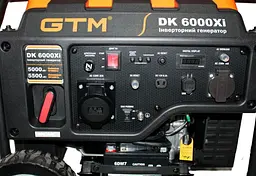 Генератор інверторний GTM 5,0/5,5 кВт, однофазний, ручний запуск (DK6000Xi) - мініатюра 4
