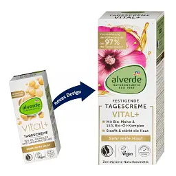 Денний крем для обличчя Alverde Naturkosmetik Vital+ з олійним комплексом 50 мл - мініатюра 7