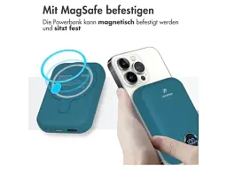 Зовнішній акумулятор (Power Bank) Imoshion MagSafe 10000mAh Blue (8720922183033) - мініатюра 2