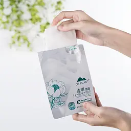 DR.PLANT Snow Lotus Snow White Face Mask зволожуюча маска для обличчя для тьмяної шкіри, 1 шт - мініатюра 5