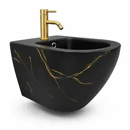 Підвісне біде VBI Vulcano black marble matt VBI-020419