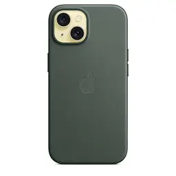 Чохол CasePro FineWoven Case with MagSafe Evergreen для iPhone 15 - мініатюра 3