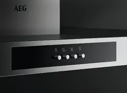 Настінна витяжка AEG DBB 3651 M, нержавіюча сталь, LED-освітлення, 3 швидкості, жировий фільтр, 96 кВт·год/рік - мініатюра 4