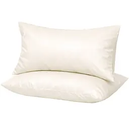 Набір наволочок Ecotton Creme Yellow полісатин 50х70 см 2 шт. кремовий (25314)