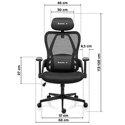 Крісло Huzaro Combat 2.7 Black - мініатюра 9