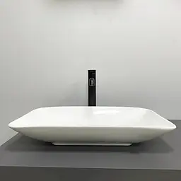 Умивальник VBI Lucera white накладний VBI-012617, Білий - мініатюра 2