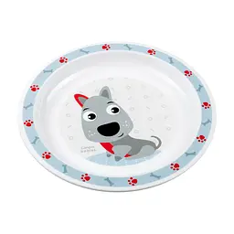 Набір дитячого посуду Canpol babies Cute Animals Собачка 5 предметів блакитний (4/401_blu) - мініатюра 5