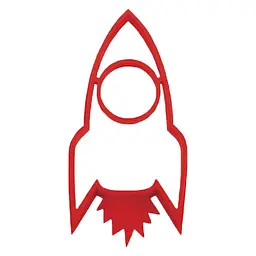 Силіконова форма для приготування оладок і яєчні у вигляді ракети Cake Maker, A-plus Червоний 84283
