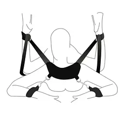 Набір для фіксації BDSM Bondage Fetish Girl Simple - мініатюра 2