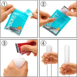 Мастурбатор Tenga Pocket Cold Spark (SO8066) [96203] - мініатюра 3