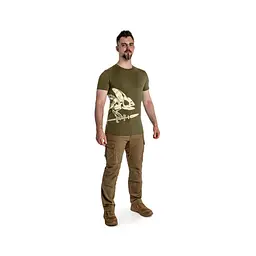 Футболка Helikon-Tex (Full Body Skeleton) - Olive Green, розмір XL - мініатюра 2