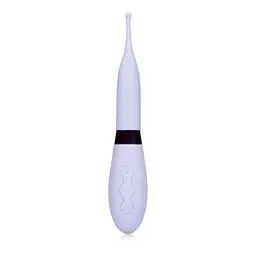 Вібратор Loveline Silicone Tip, 19.8 см (бузковий)