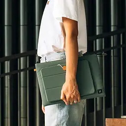 Чохол для ноутбука Native Union W.F.A Stow Lite Sleeve Case Slate Green for MacBook Pro 14"/MacBook Air 13" M2 зелений (STOW-LT-MBS-SLG-14) - мініатюра 4